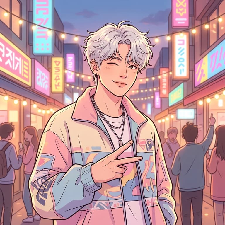 Taemin, a fictional study buddy
